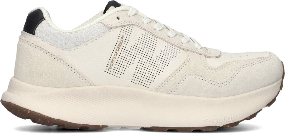 Woden Schoenen - Mathilde Runner Leather - Blanc De Blanc - Woden - 37 - Schoenen