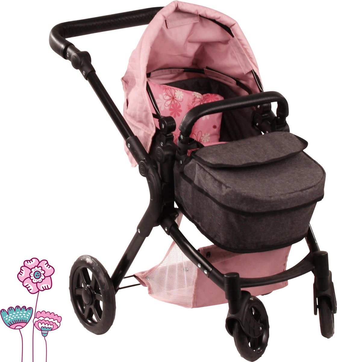 Götz Poppenwagen - 2i1 - Soft Stemming - Götz - OneSize - Poppenwagen