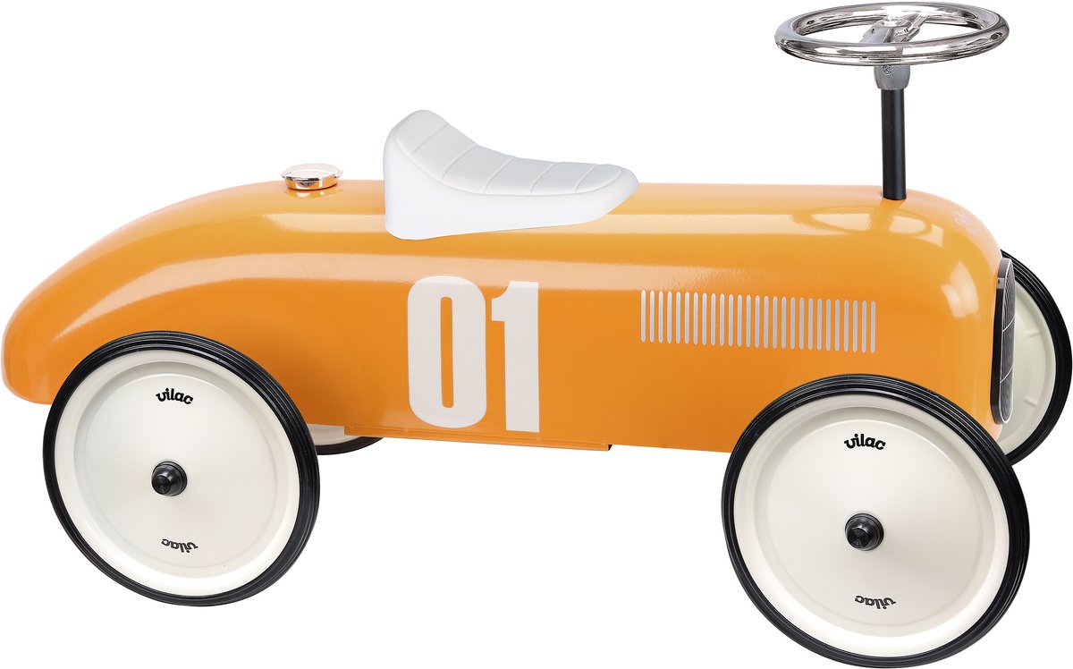 Vilac Lopende auto - Oranje - Vilac - OneSize - Loopwagen
