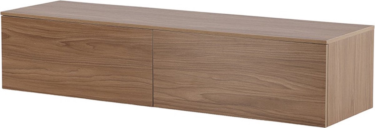 Nest living Leona Dressoir Bruin - Hout - Zwevend - B 160 cm