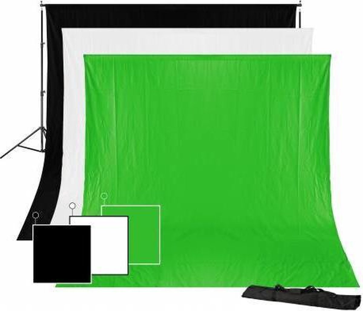 BRESSER BR-BGS1 Achtergrondsysteem 3x4M SET 1