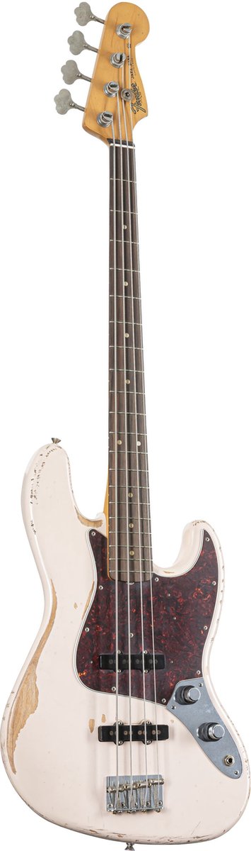 Fender Flea Jazz Bass, Roadworn Shell Pink RW