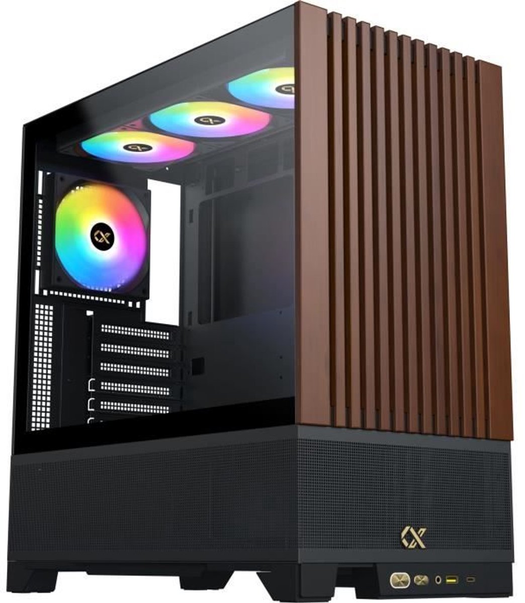 Xigmatek Endorphin WD Midi-tower PC-behuizing Zwart Zijvenster