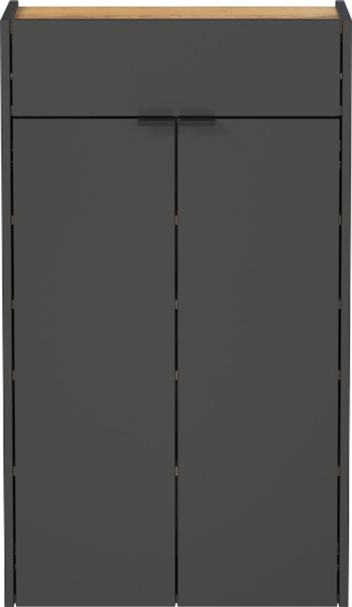 Germania Ameca Grafiet | Eiken Schoenenkast Hoog