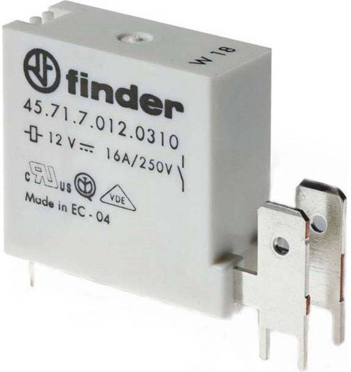 Finder 45.71.7.006.0310 Printrelais 6 V/DC 16 A 1x NO 50 stuk(s)