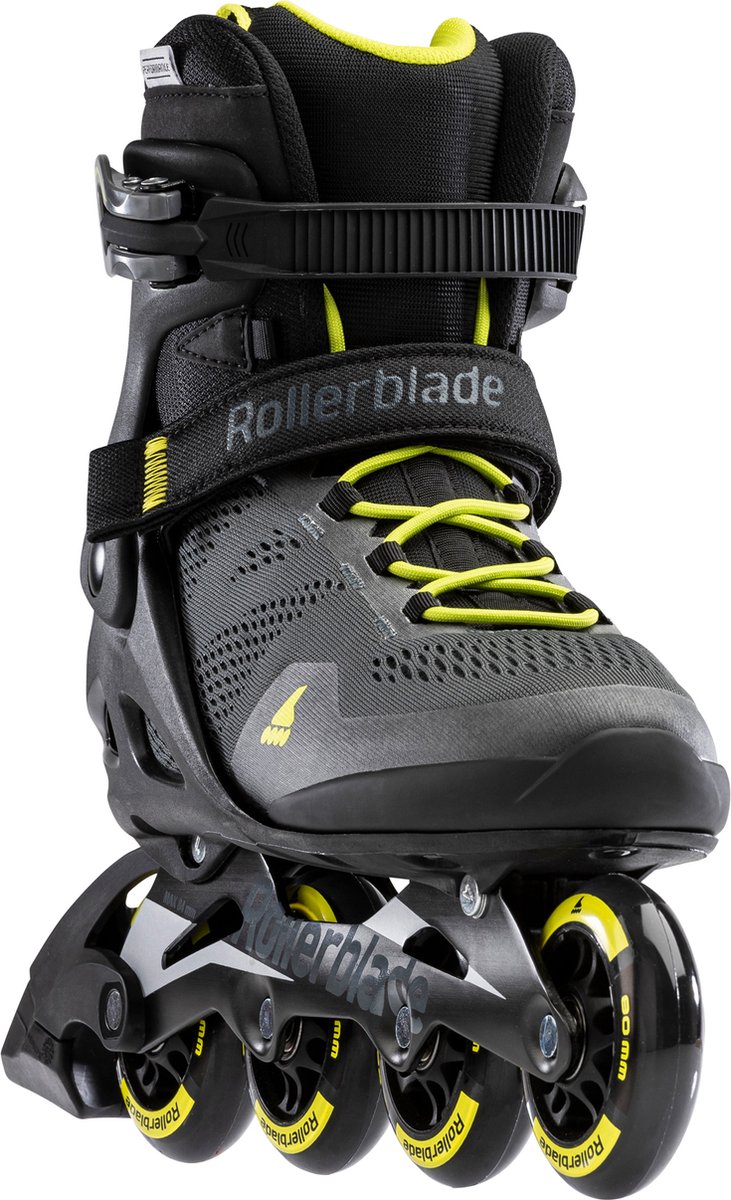 Macroblade 80 Black/Lime - Recreatie Fitness Skates