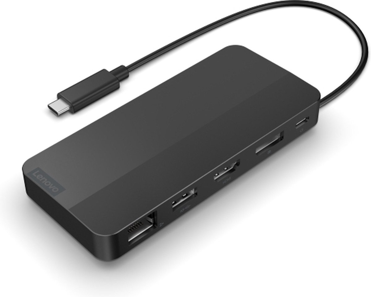 Lenovo Usb-c Dual Display Travel Met 100w Adapter Dockingstation