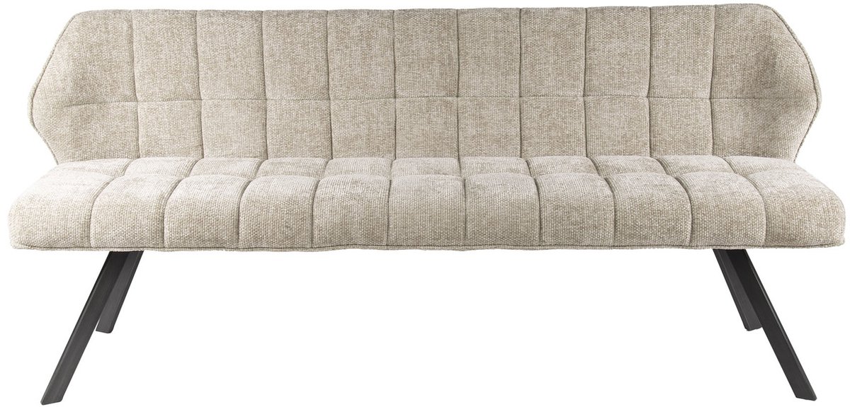 Giga Meubel - Eetkamerbank Beige - 180x59x84cm - Raster