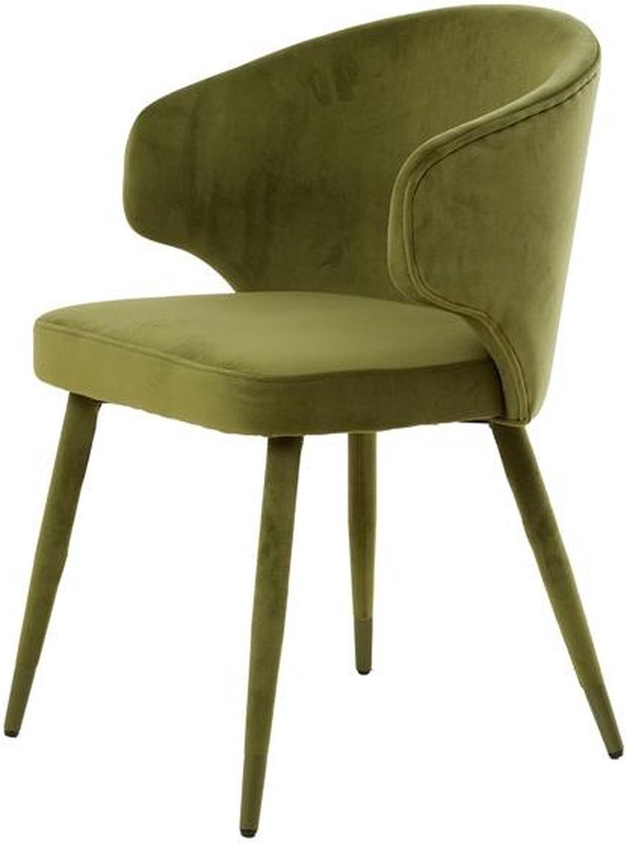 Light&living Eetkamerstoel 58x54,5x83 cm KOSAKA olijf groen