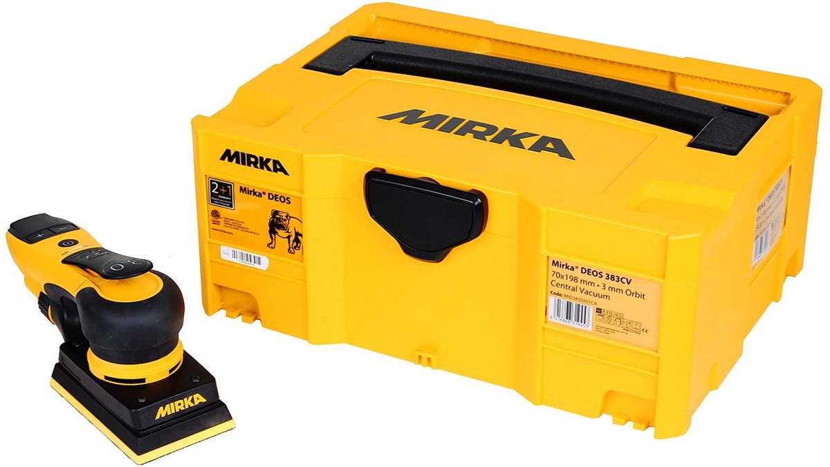Mirka Deos 353CV Vlakschuurmachine In Koffer - 81 X 133 Mm - 250W