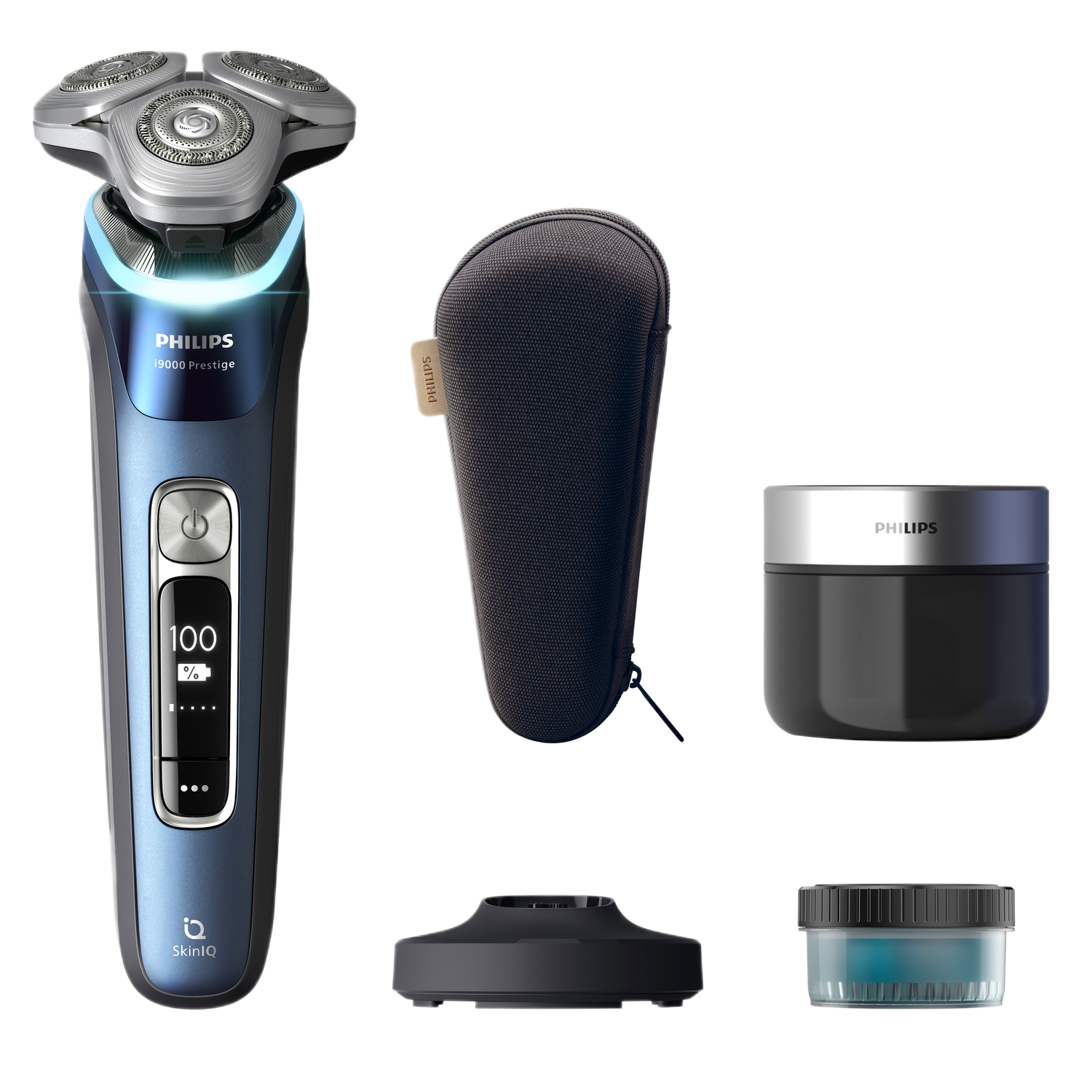 Philips Shaver I9000 Prestige Wet&dry Xp9201/30 Scheerapparaat Blauw