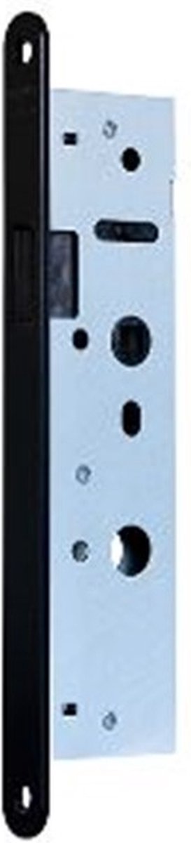 Mauer | Magneet | Smal Loopslot | Smaldeurslot | 4445 | F 35 mm | Zwarte Voorplaat