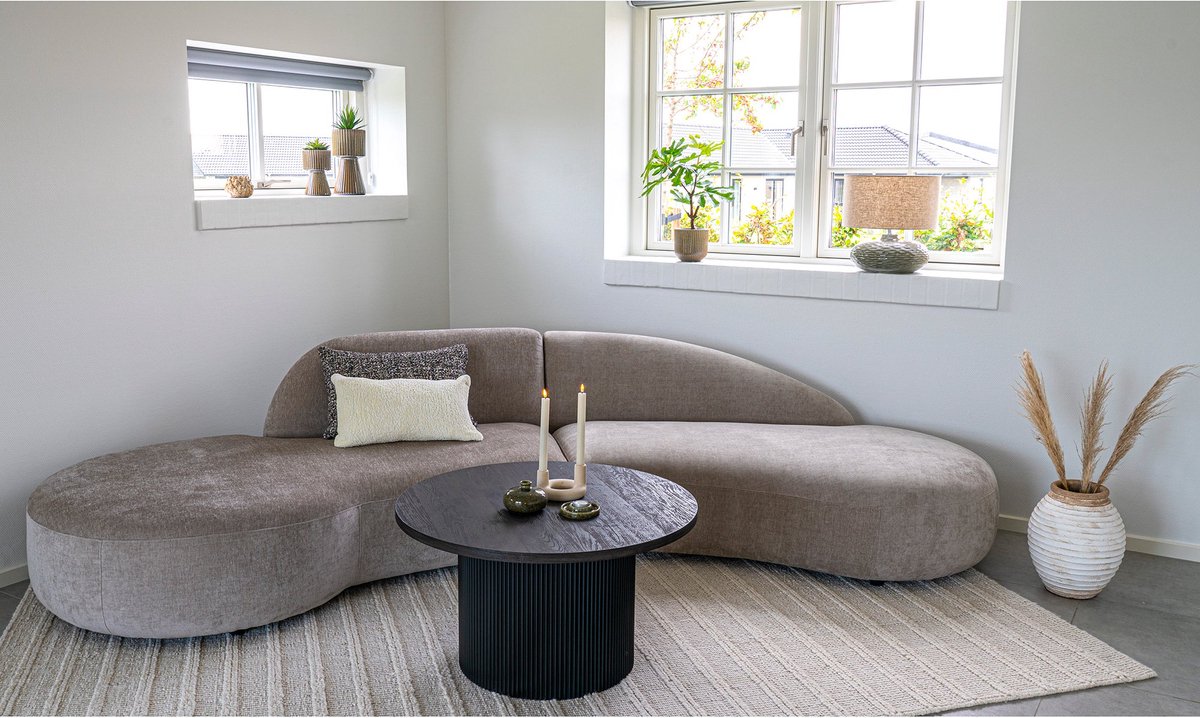House Nordic Venice Chenille Bank met Kussens