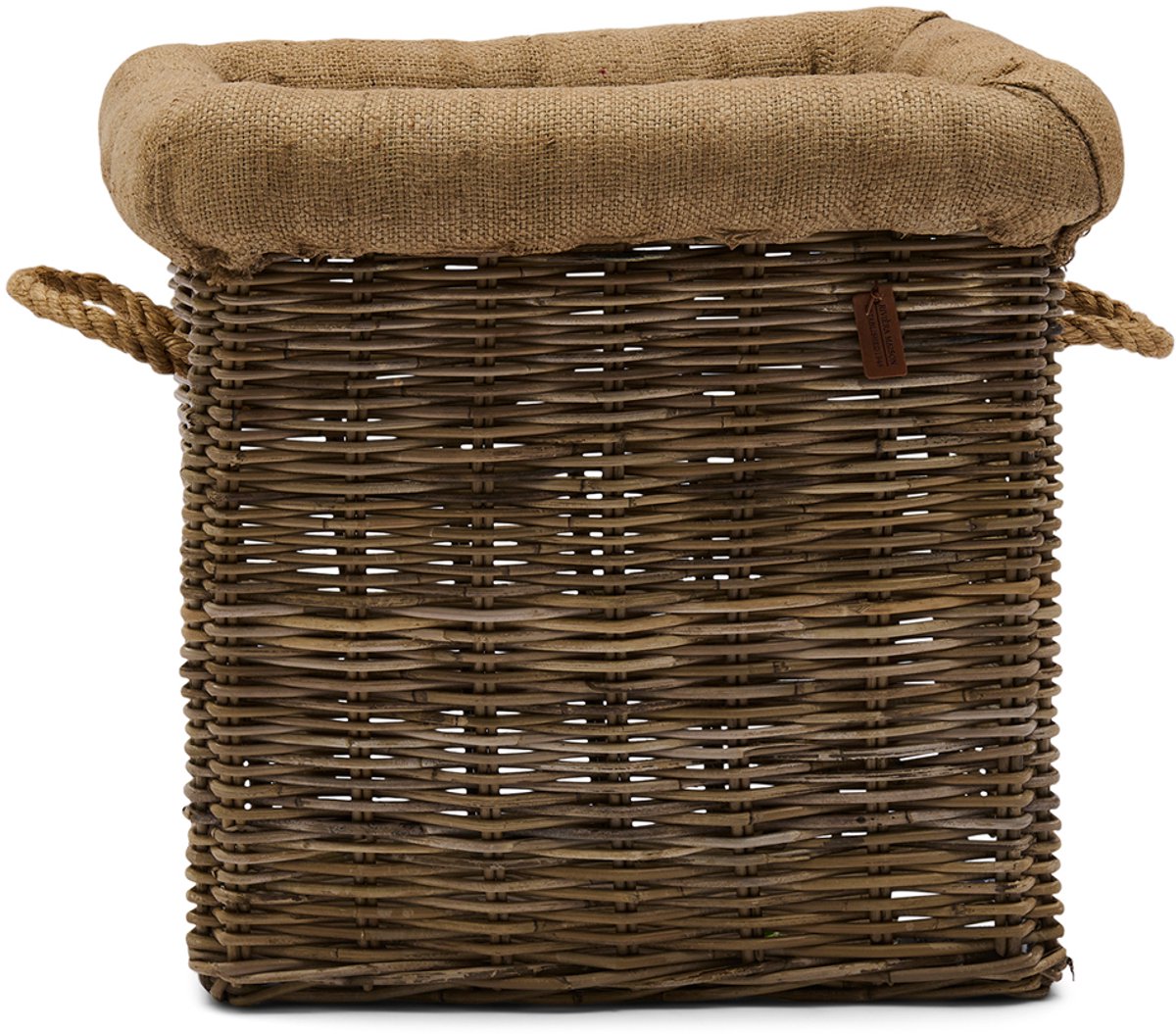 Riviera Maison Opbergmand Naturel - Log - Rattan (LxBxH) 59x71x59