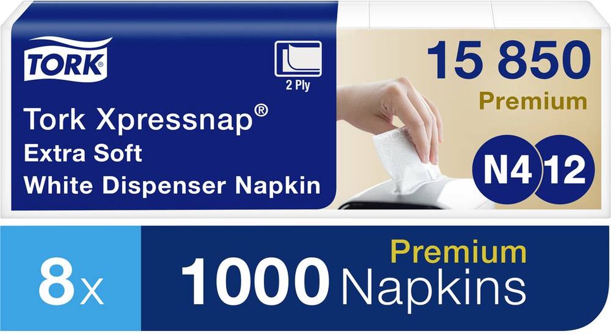 TORK Xpressnap® Papieren servet 15850 8 stuk(s)