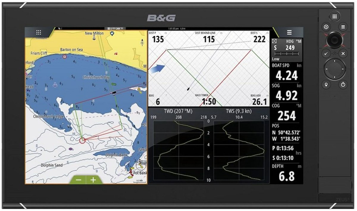 B&G Zeus³ 7 kaartplotter inclusief 200 euro B&G spring deal voordeel