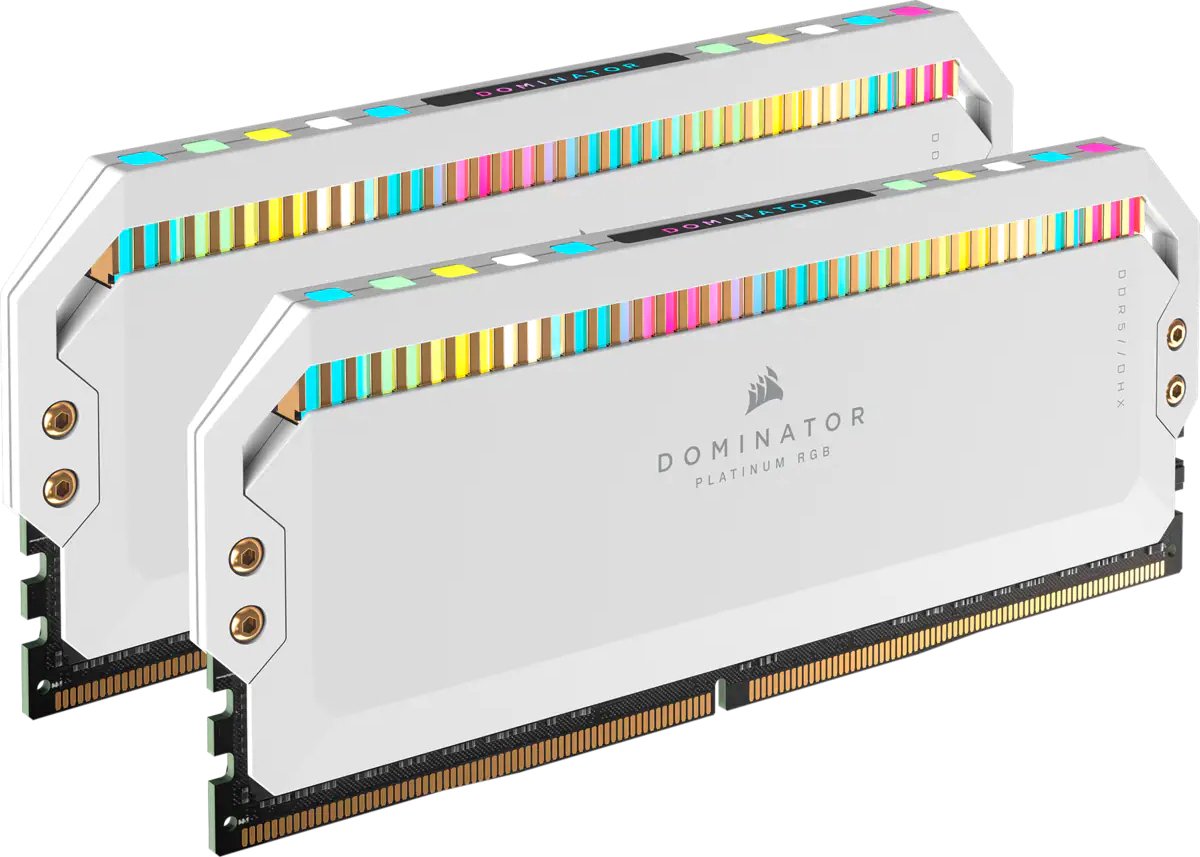 Corsair CMT64GX5M2B5600C40W Werkgeheugenmodule voor PC DDR5 64 GB 2 x 32 GB 5600 MHz 288-pins DIMM CMT64GX5M2B5600C40W