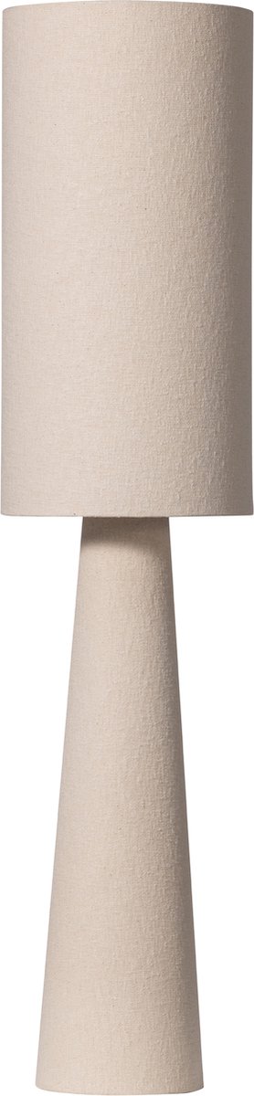 BePureHome Loft Vloerlamp - Metaal|Bouclé - Naturel - 130x30x30