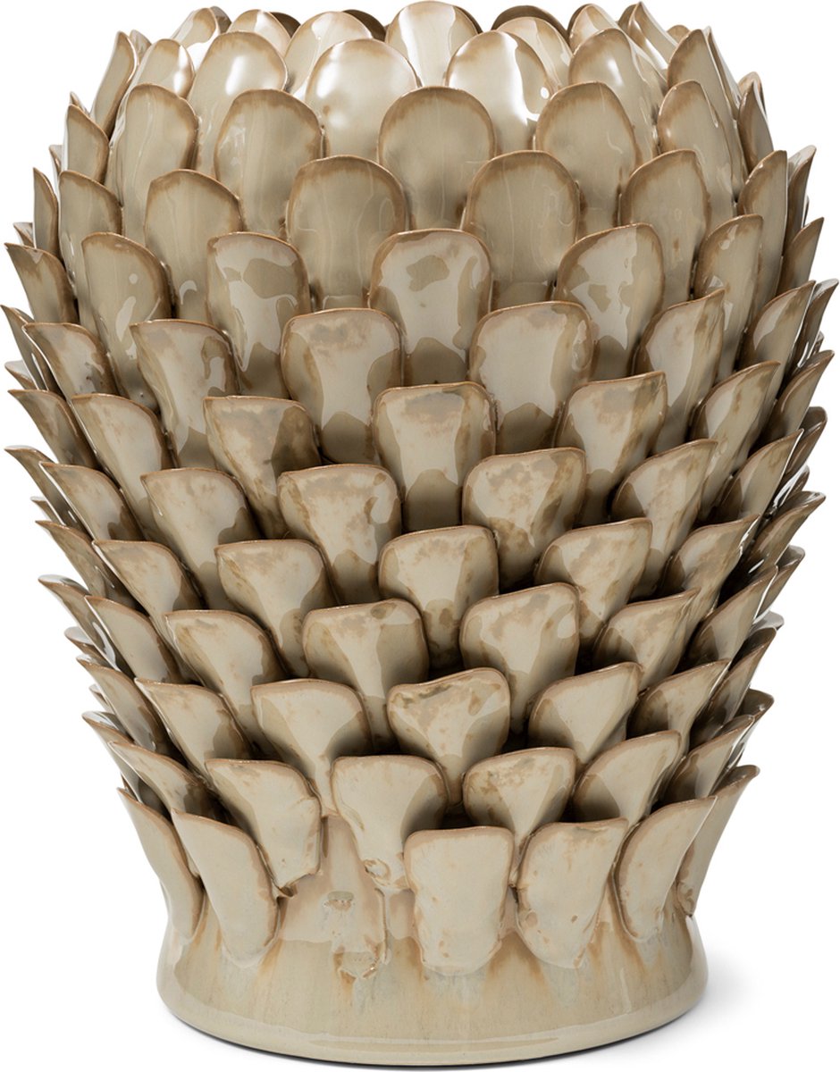 Riviera Maison Vaas Groen - Artichoke - Keramiek (ØxH) 27.5x34