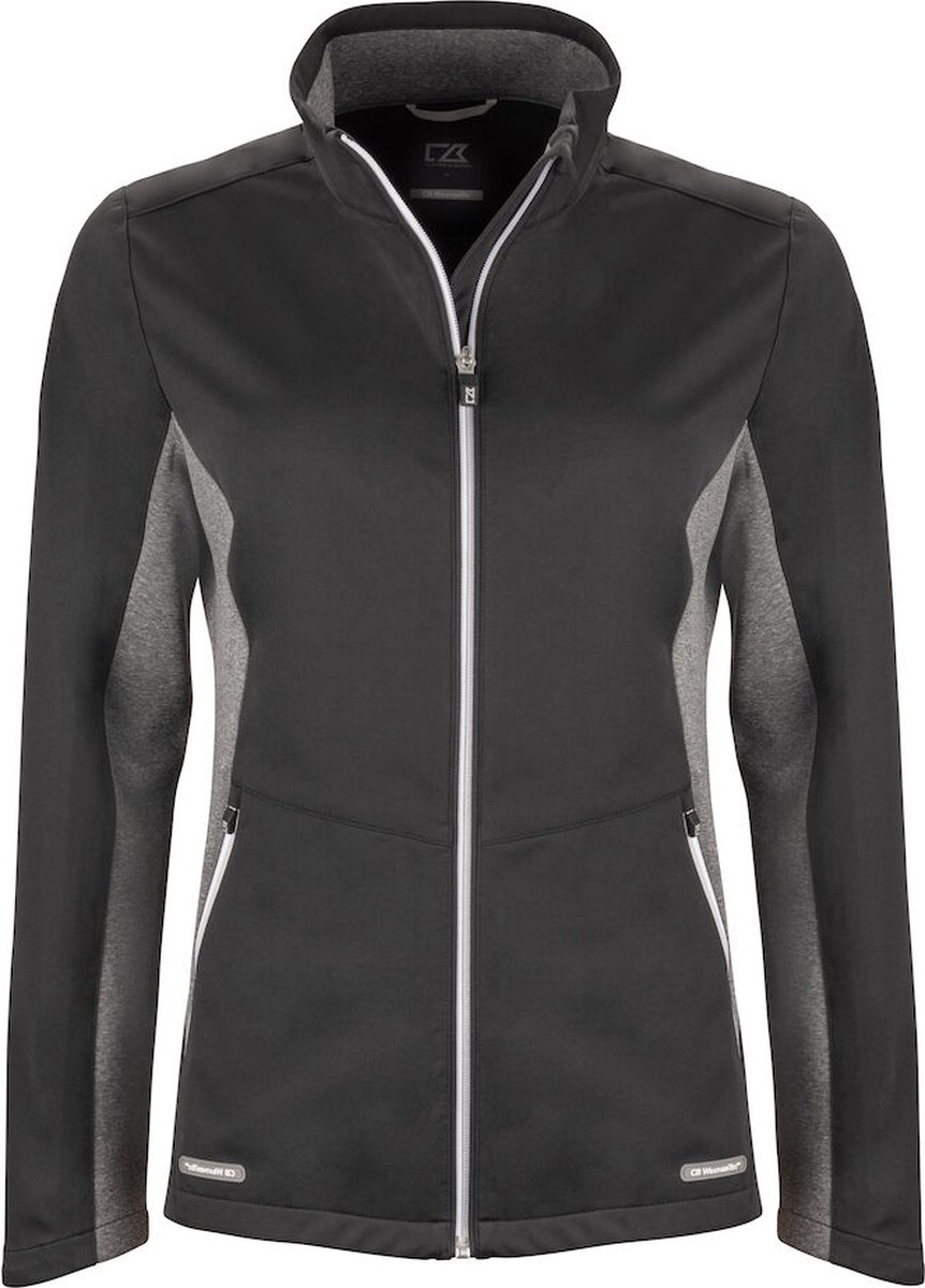 Cutter & Buck 351459 Navigate Softshell Jacket Ladies - Zwart - M