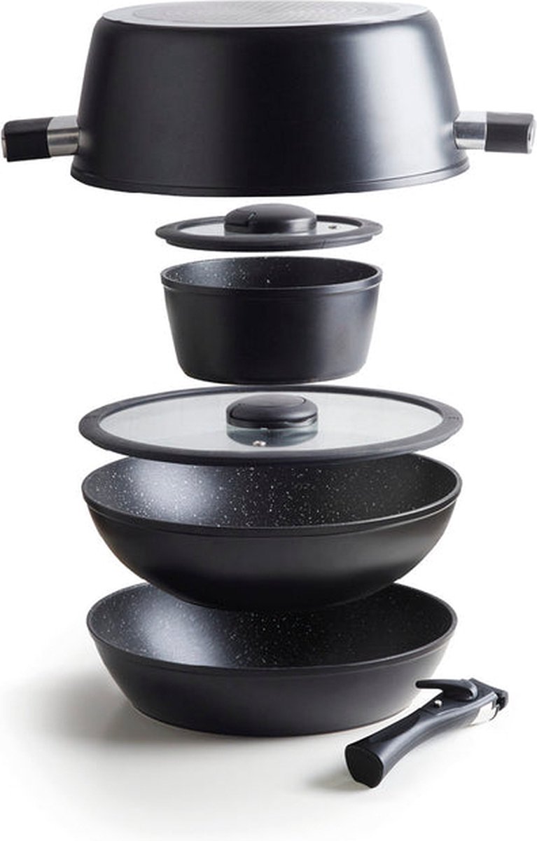 Qulinart by Brandt 194-025 Pottenset 5-delig