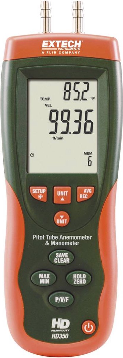 Extech HD350 Windmeter 1 tot 80 m/s