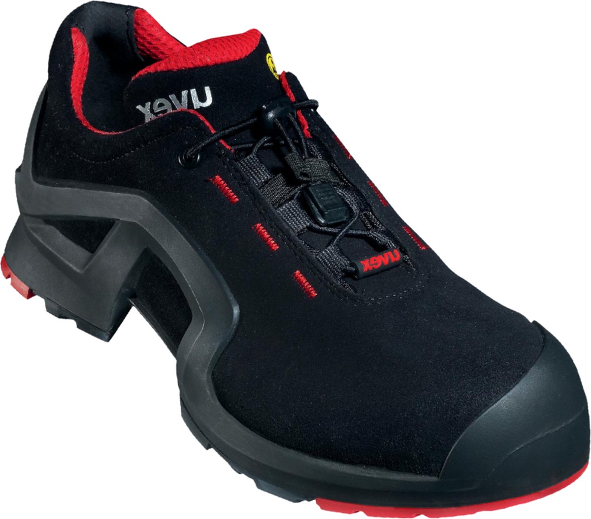 uvex 1 support 8516241 Lage veiligheidsschoenen ESD S3 Schoenmaat (EU): 41 Rood/zwart 1 paar