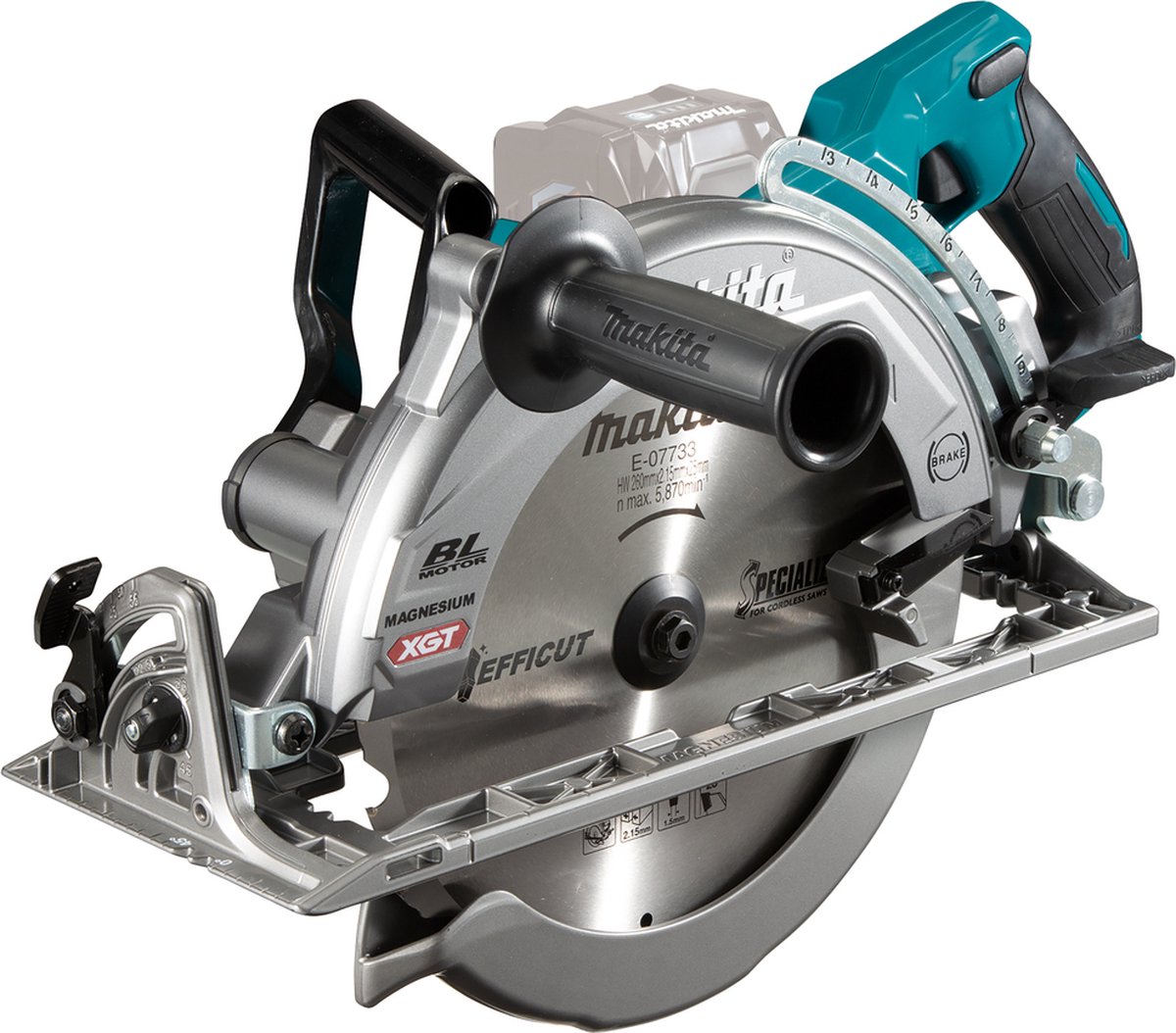 Makita RS002GT101 | Accu cirkelzaag | 260 mm | 40V | 5.0Ah | Li-Ion - RS002GT101