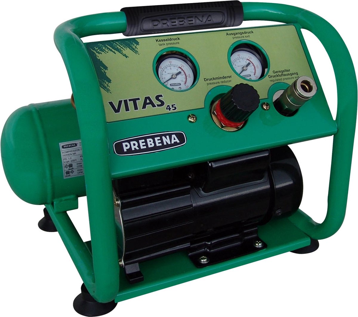 Prebena Pneumatische compressor Vitas 45 4 l 10 bar
