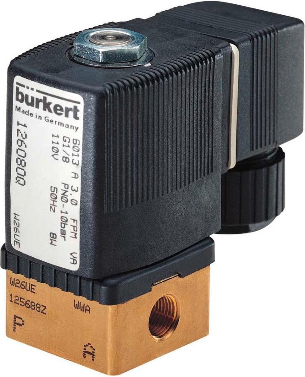 Bürkert Direct bedienbaar ventiel 137537 6013 24 V/DC G 1/4 mof Nominale breedte 2 mm 1 stuk(s)