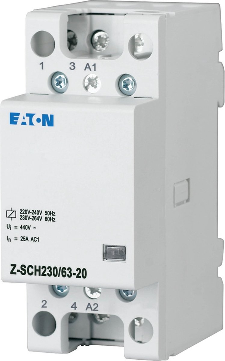 Eaton Z-SCH230/63-20 Installatiezekeringautomaat Nominale spanning: 230 V, 240 V Schakelstroom (max.): 63 A 2x NO 1 stuk(s)