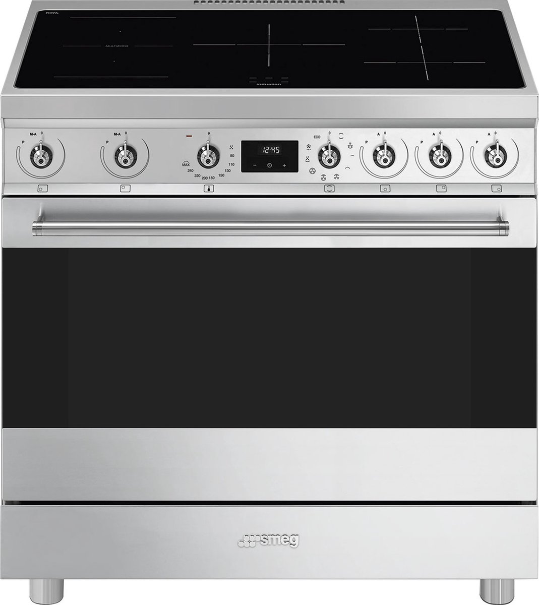 SMEG C9IMX2 Classici Esthetisch Fornuis met Inductiekookplaat - 90 x 60 cm