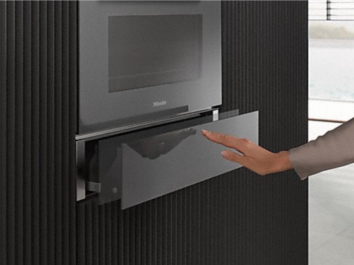 Miele ESW 7010 Obsidiaanzwart Greeploze Gourmet Warmhoudlade