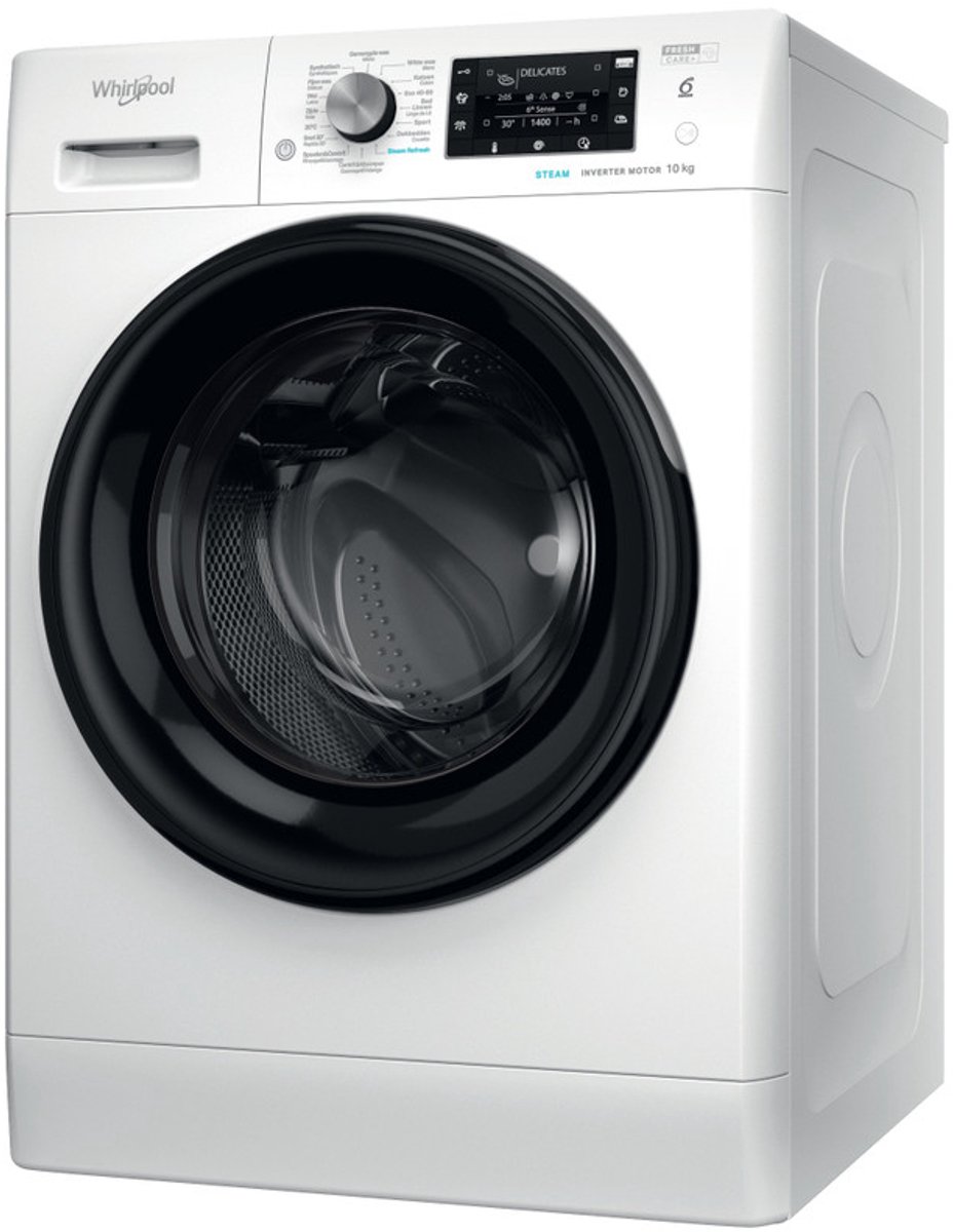 Whirlpool FFD 10489E BV BE FreshCare+ Steam Wasmachine