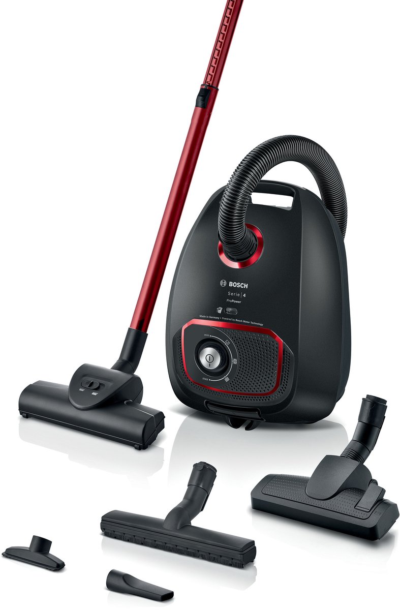 BOSCH BGL41POW2H Serie 4 Stofzuiger met Zak - ProPower - Zwart