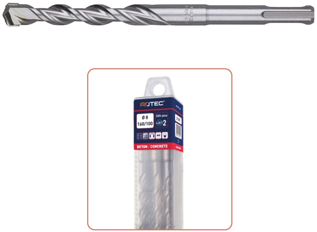 Rotec Hamerboor SDS+ V-Breaker 12,0x250/310 mm (box 10) - 2011204