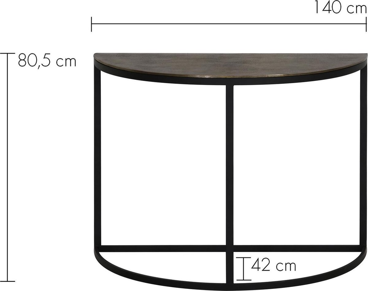 Light & Living - Side PETO - 100x42x76cm - Brons
