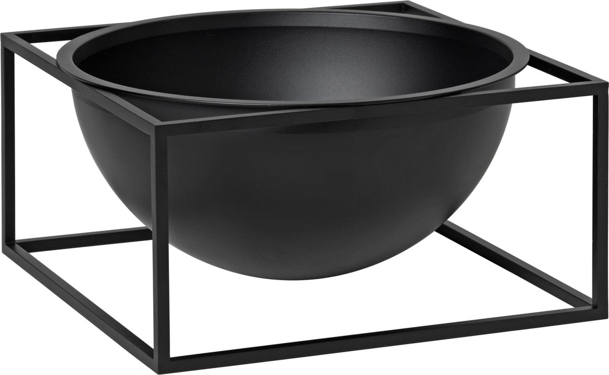 Audo Copenhagen Kubus Bowl Centerpiece Schaal LargeØ23 Zwart