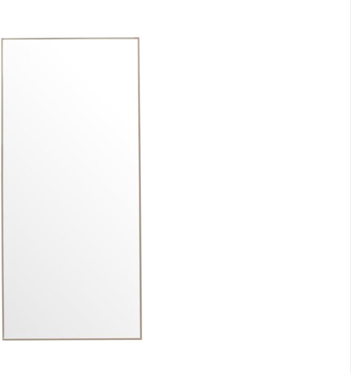 Svea - Lavinia rechthoekige spiegel - 85 x 190 cm - beige
