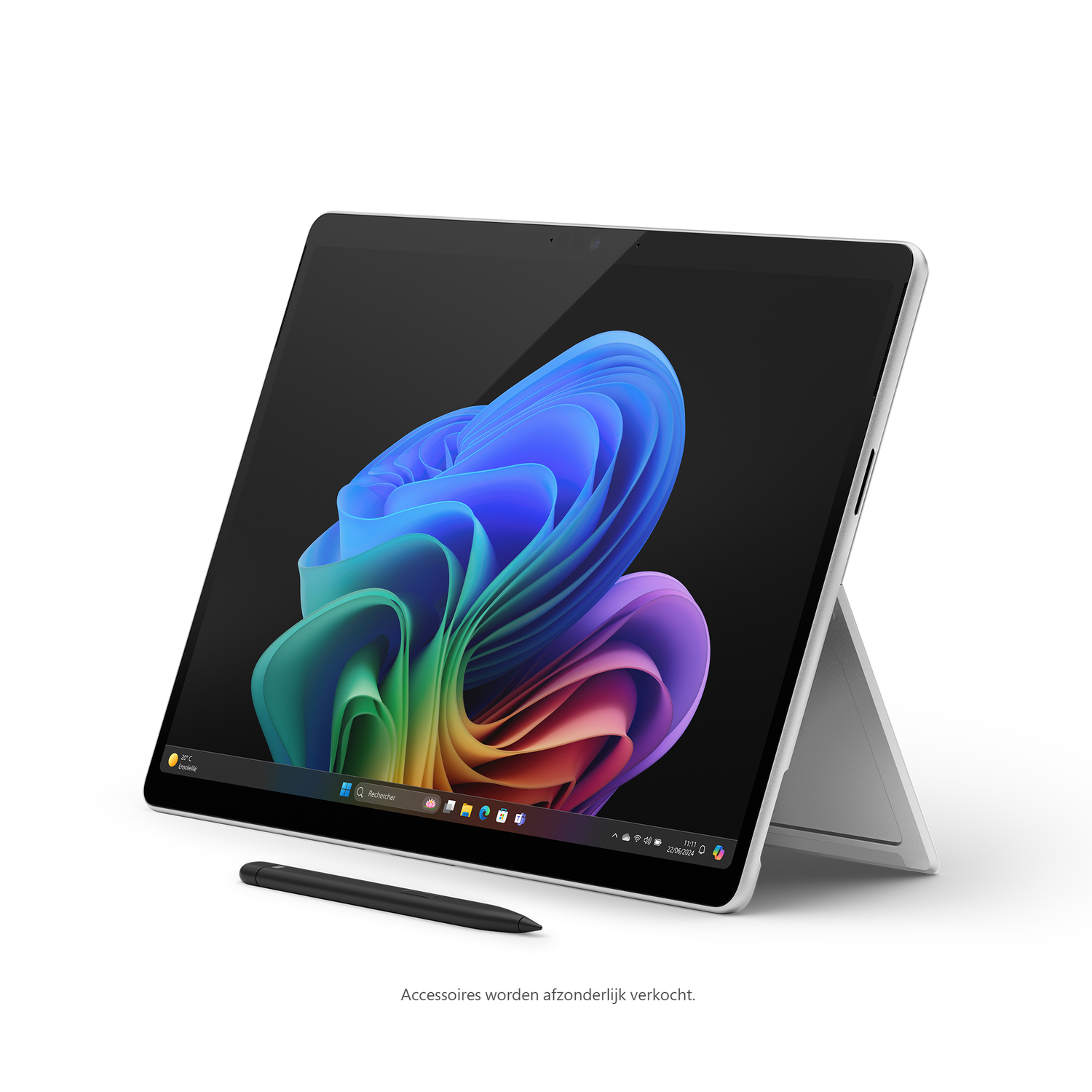 Microsoft Surface Pro - 13 Inch Snapdragon X Plus 16 Gb 256 Platinum Copilot+ Pc Geen Oplader