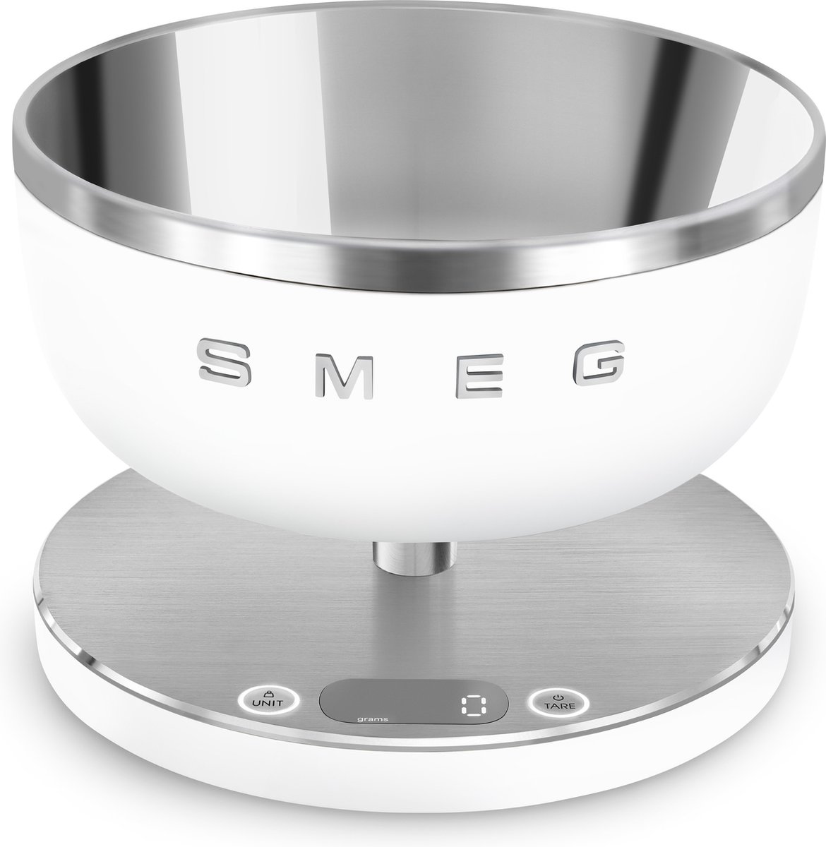 Smeg Keukenweegschaal - Wit Mat - KSC01WHMWW | Keukenweegschalen | 8017709338190