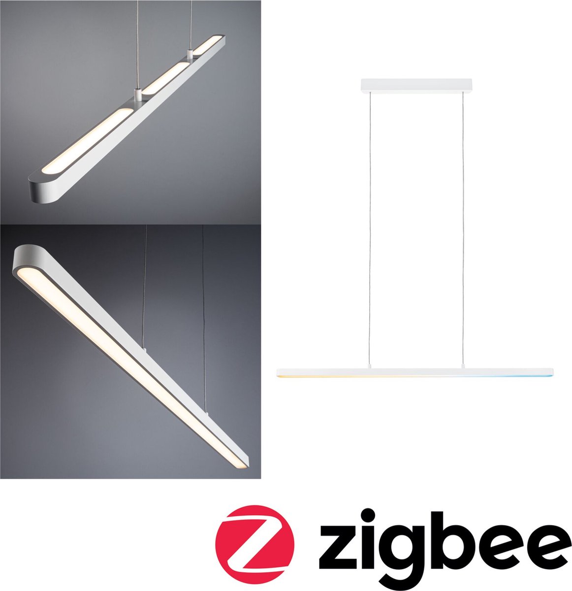 Paulmann Lento 79887 LED-hanglamp LED 13.5 W Wit (mat)
