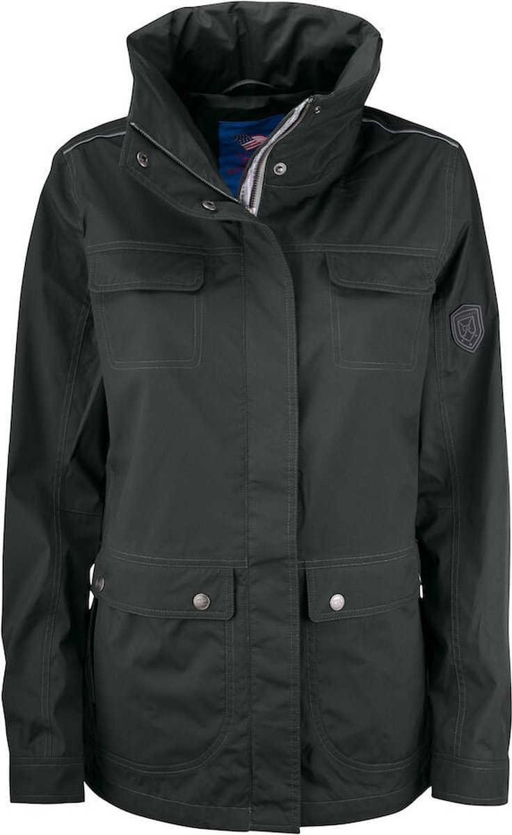 Cutter & Buck 351417 Clearwater Rain Jkt Ladies - Charcoal - XL
