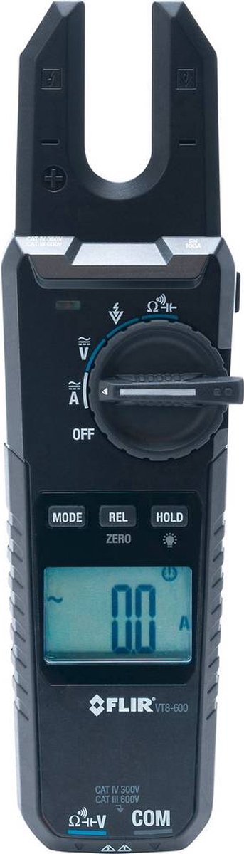 FLIR VT8-600 Stroomtang Digitaal CAT IV 300 V, CAT III 600 V Weergave (counts): 6000