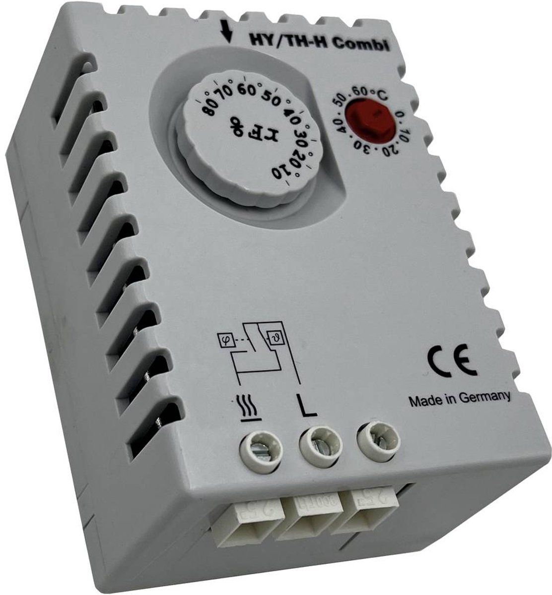 Rose LM Hygrostaat/thermostaat voor schakelkast HY/TH Combi 230 V/AC 1x NO, 1x NC (l x b x h) 95 x 68 x 45 mm 1 stuk(s)