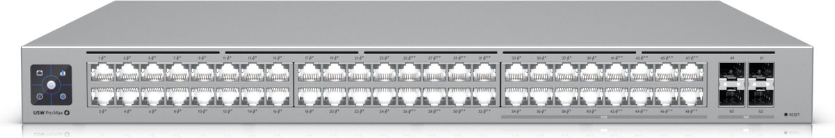 Ubiquiti Networks UniFi USW Pro Max Netwerk switch RJ45/SFP+ 48 + 4 poorten PoE-functie