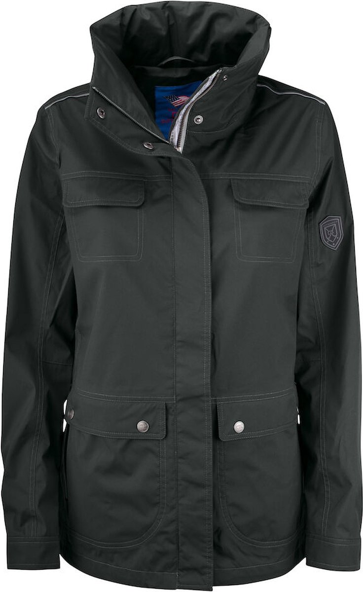 Cutter & Buck 351417 Clearwater Rain Jkt Ladies - Charcoal - L