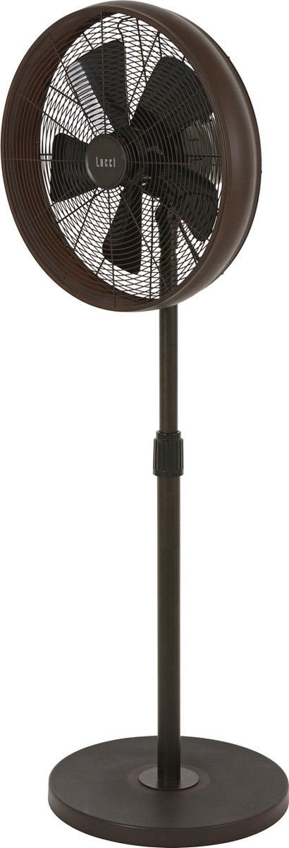 Lucci Air Staande Ventilator BREEZE Brons & Bruin Ø 41cm 213116EU