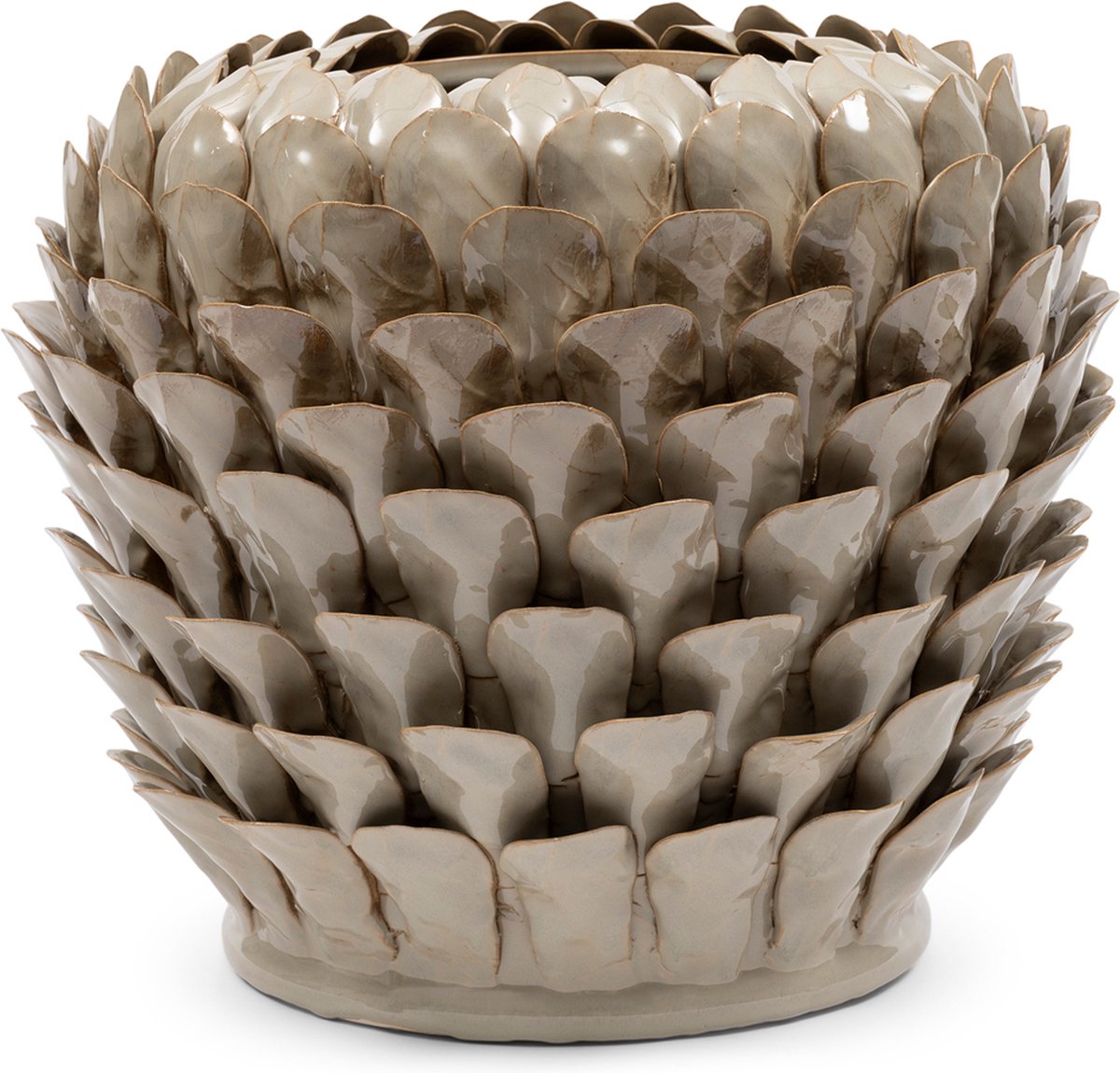 Riviera Maison Vaas Groen - Artichoke - Keramiek (ØxH) 39x35