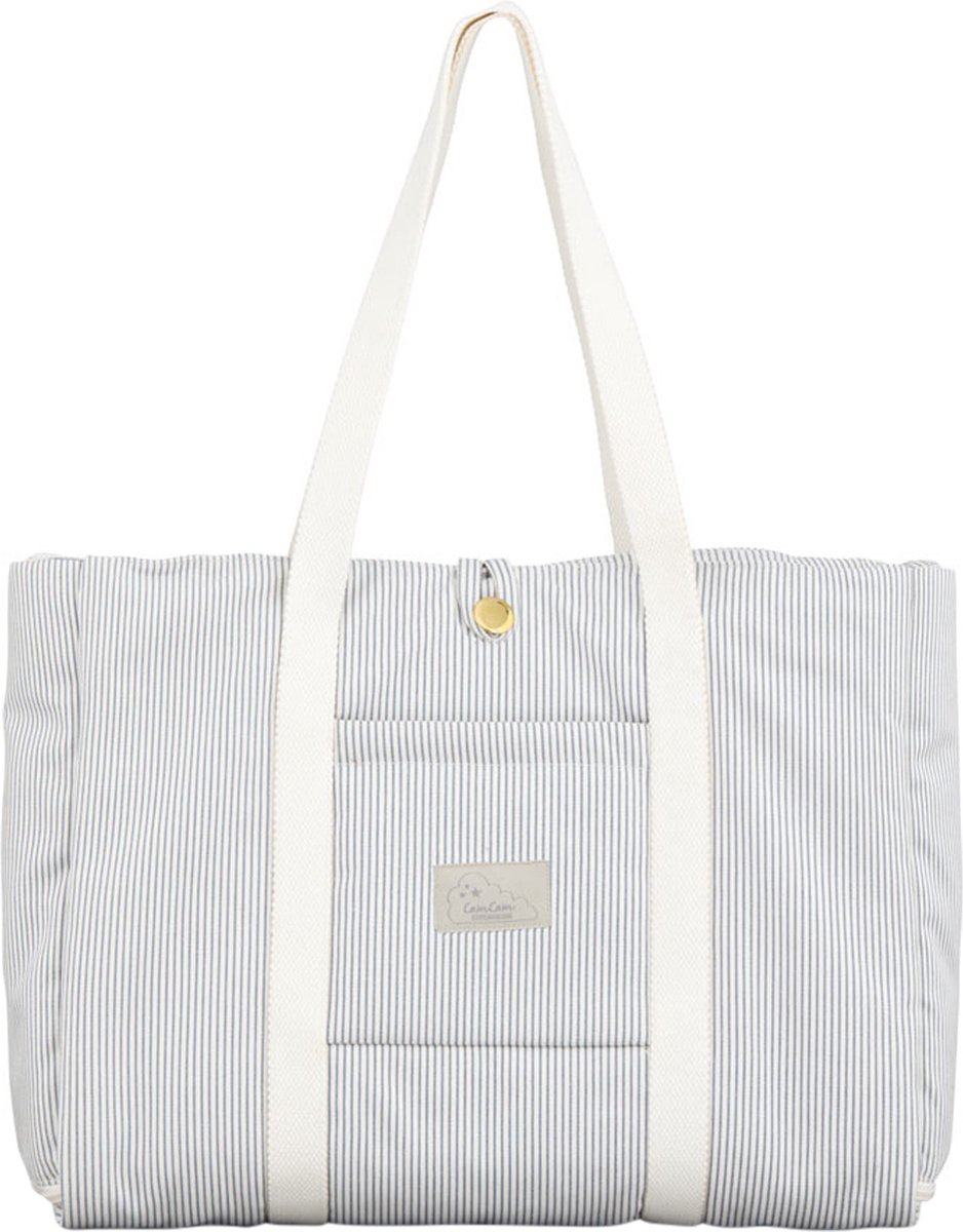 Cam Cam Luiertas - Uitvouwbaar - Classic+ Strepen Blue - Cam Cam - OneSize - Luiertas